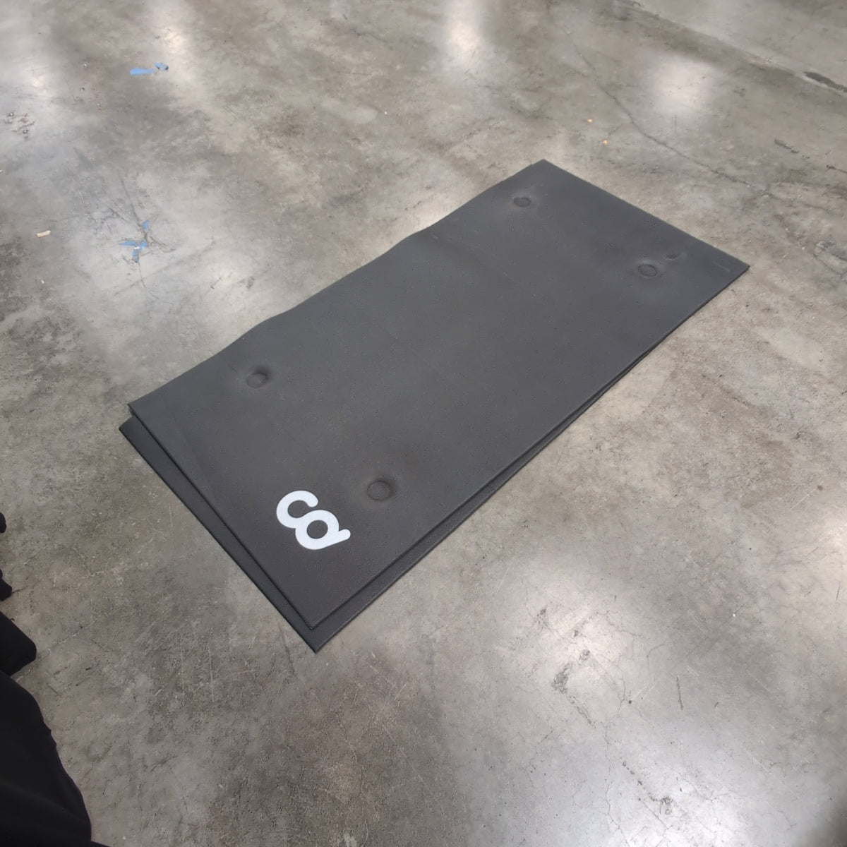 Dark Grey Exercise Mat with co Logo