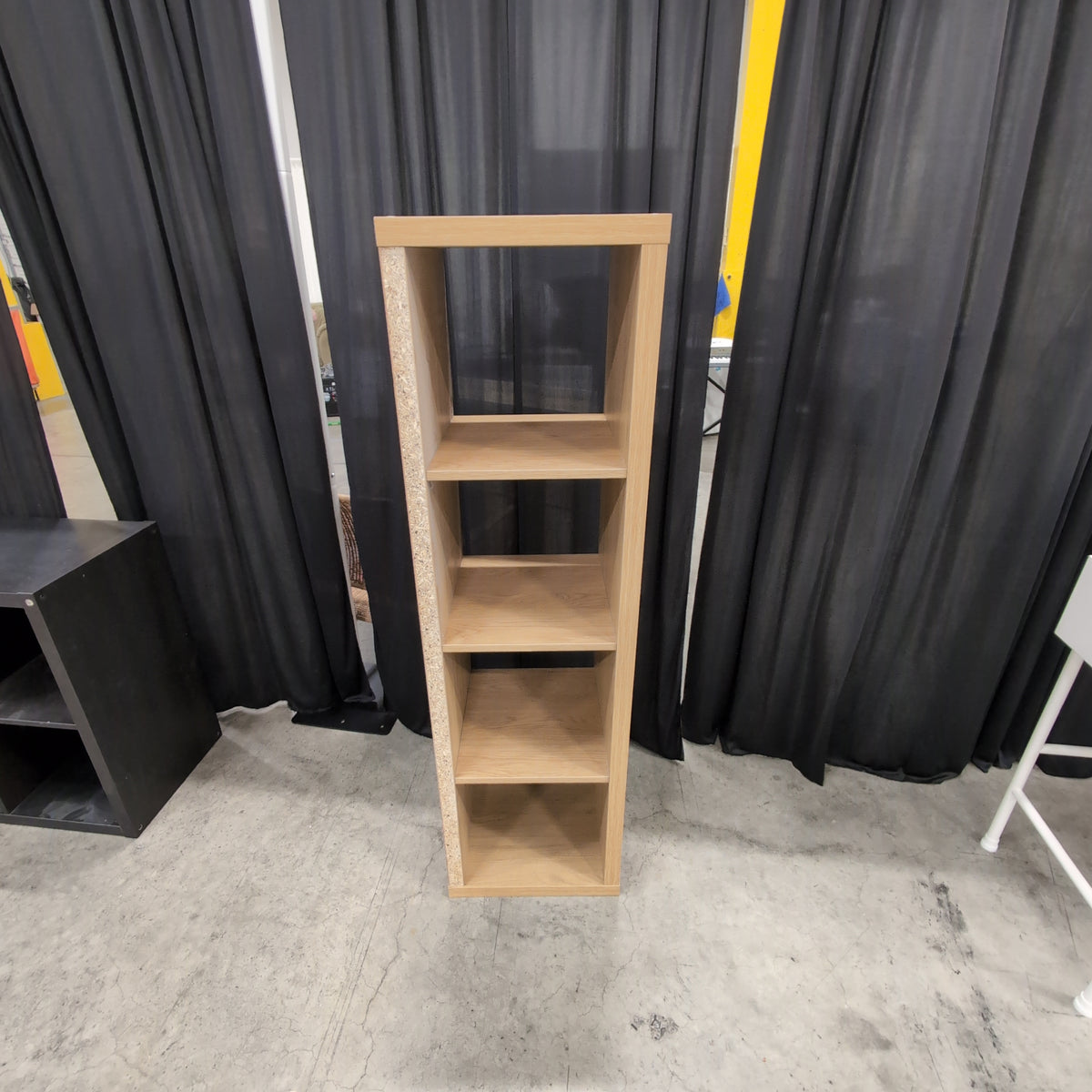 Light Brown Four-Tier Bookcase
