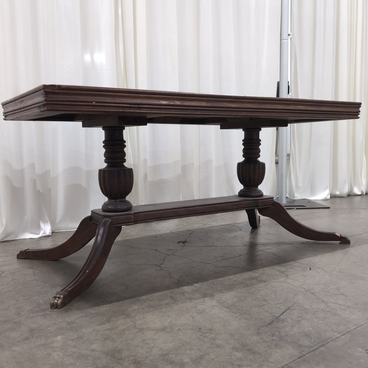 Traditional Dark Wood Console Table