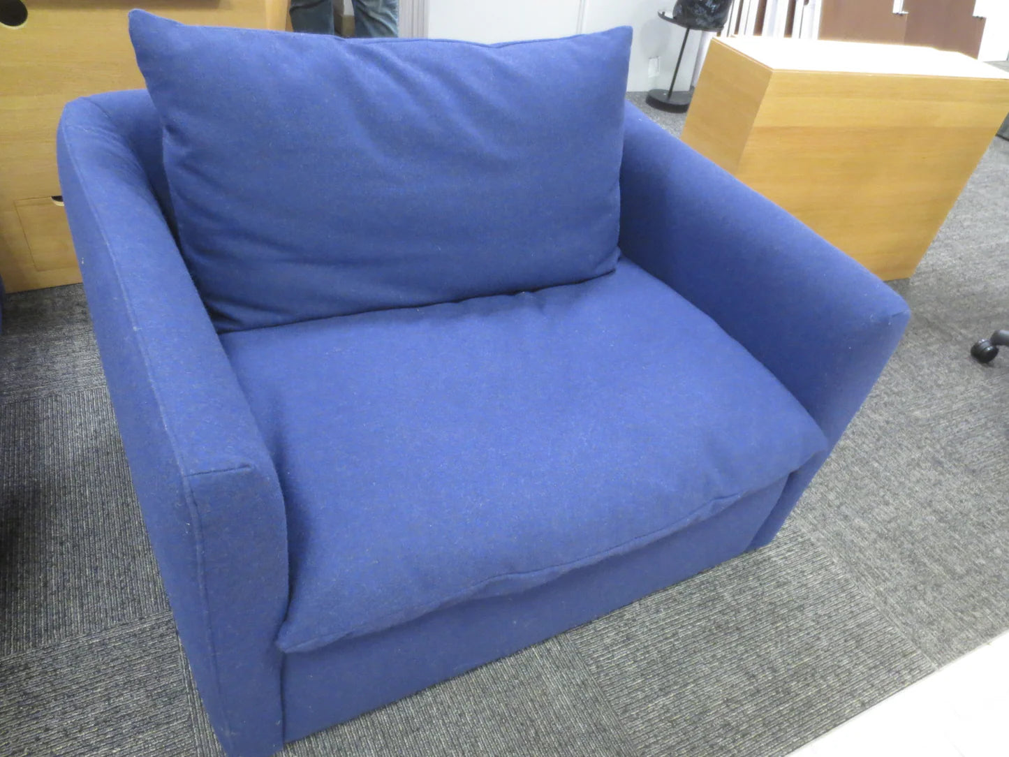 Capsule Home Cameron Lounge Chair - Blue