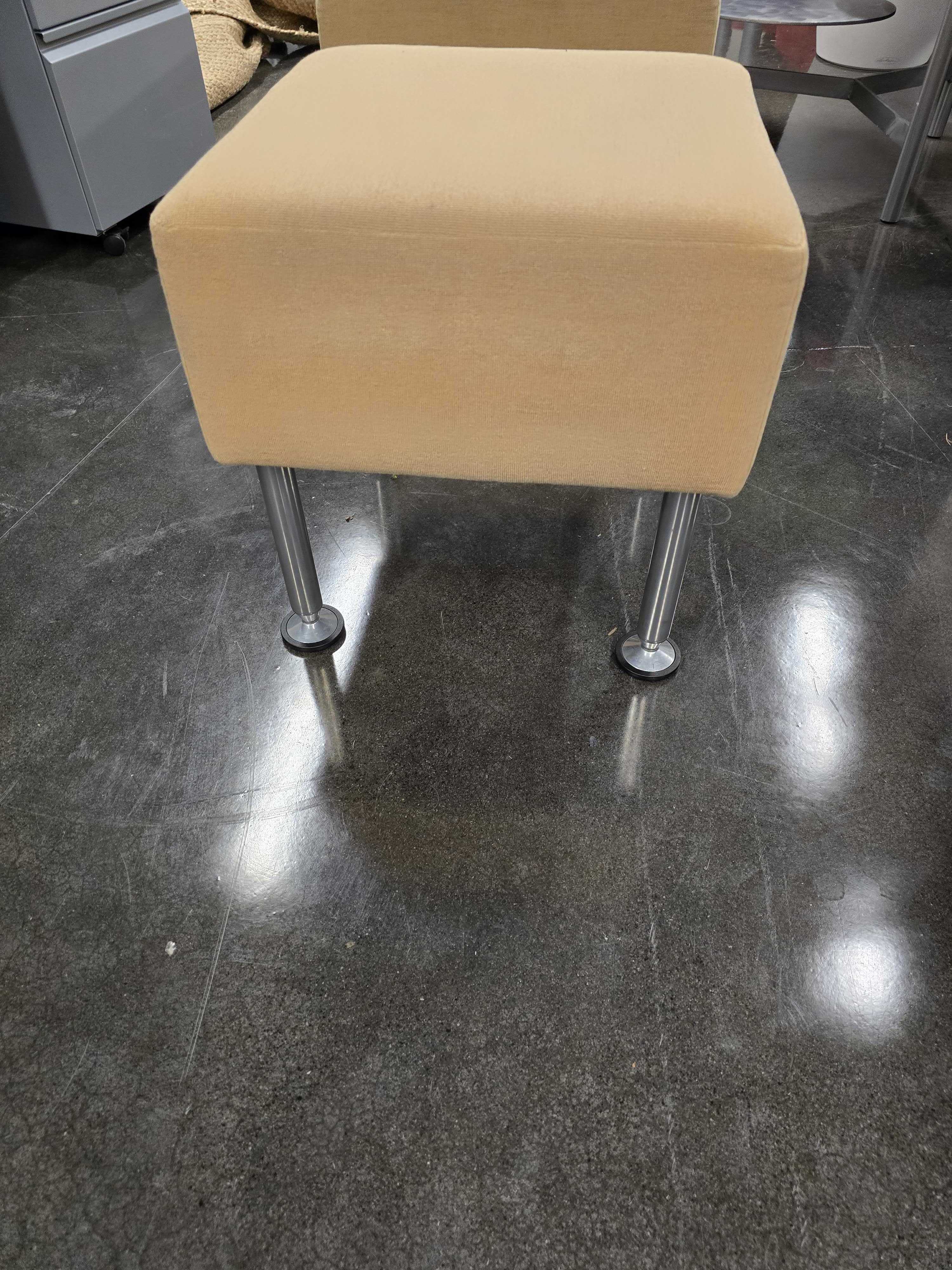 Small Yellow Footstool