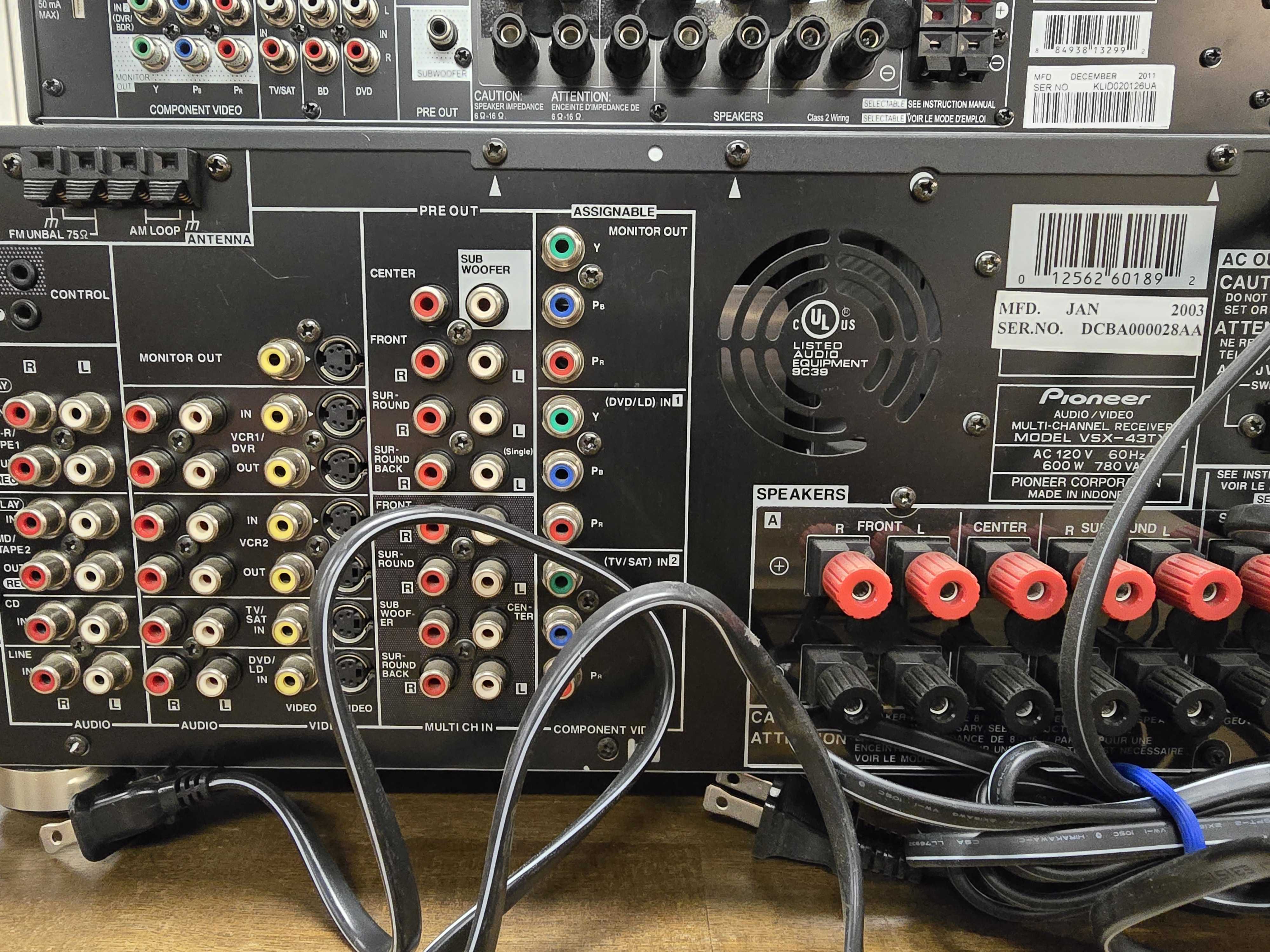 Pioneer Multi-Channel Receiver VSX-43 TX Elite