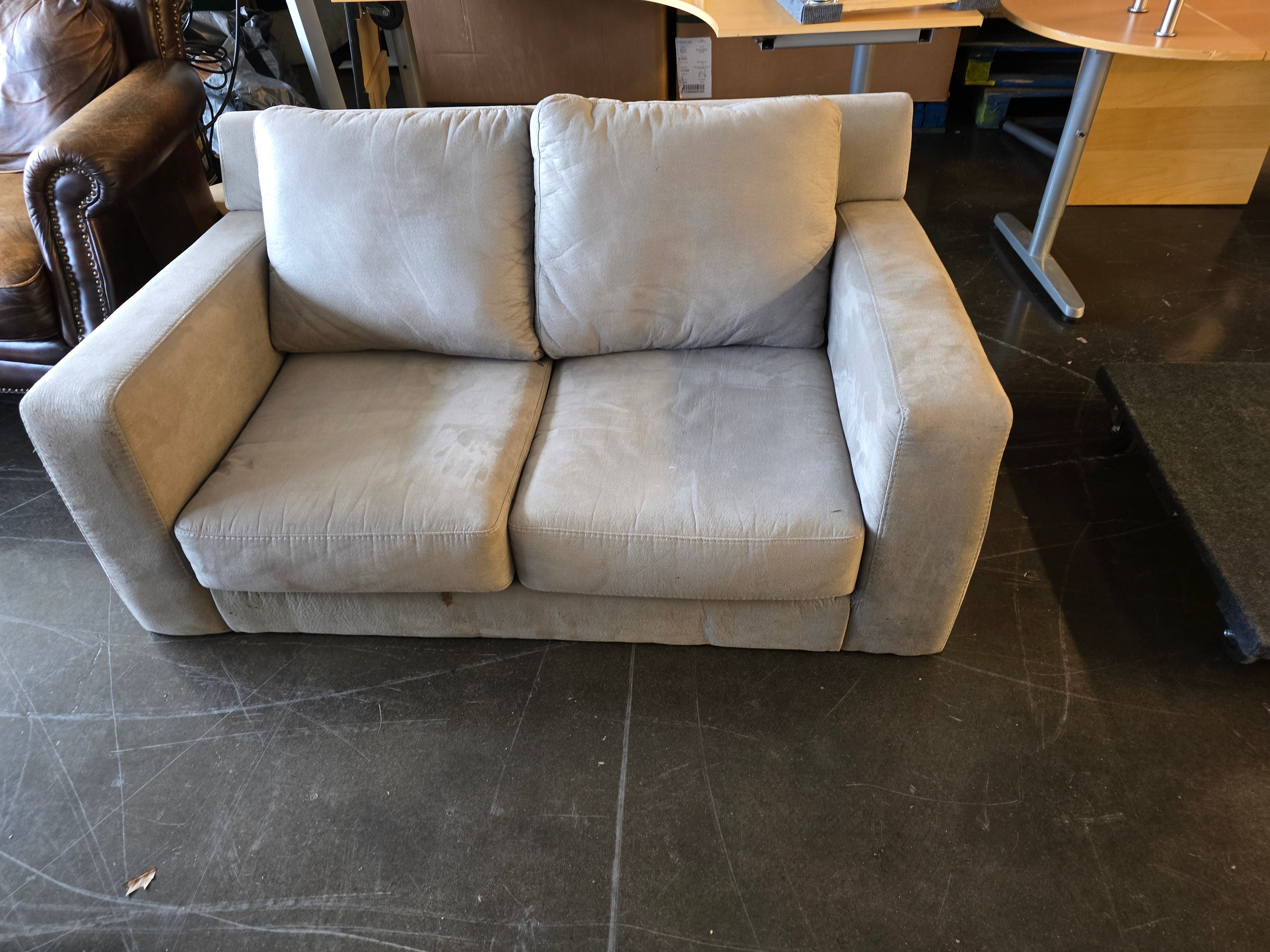 Grey Ashley Furniture Loveseat & Chair
