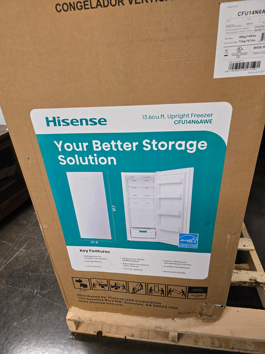 HiSense 13.6CuFt Freezer / Refridgerator