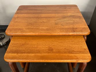 3 vintage Tarm Stole Mobelfabrik nesting end tables