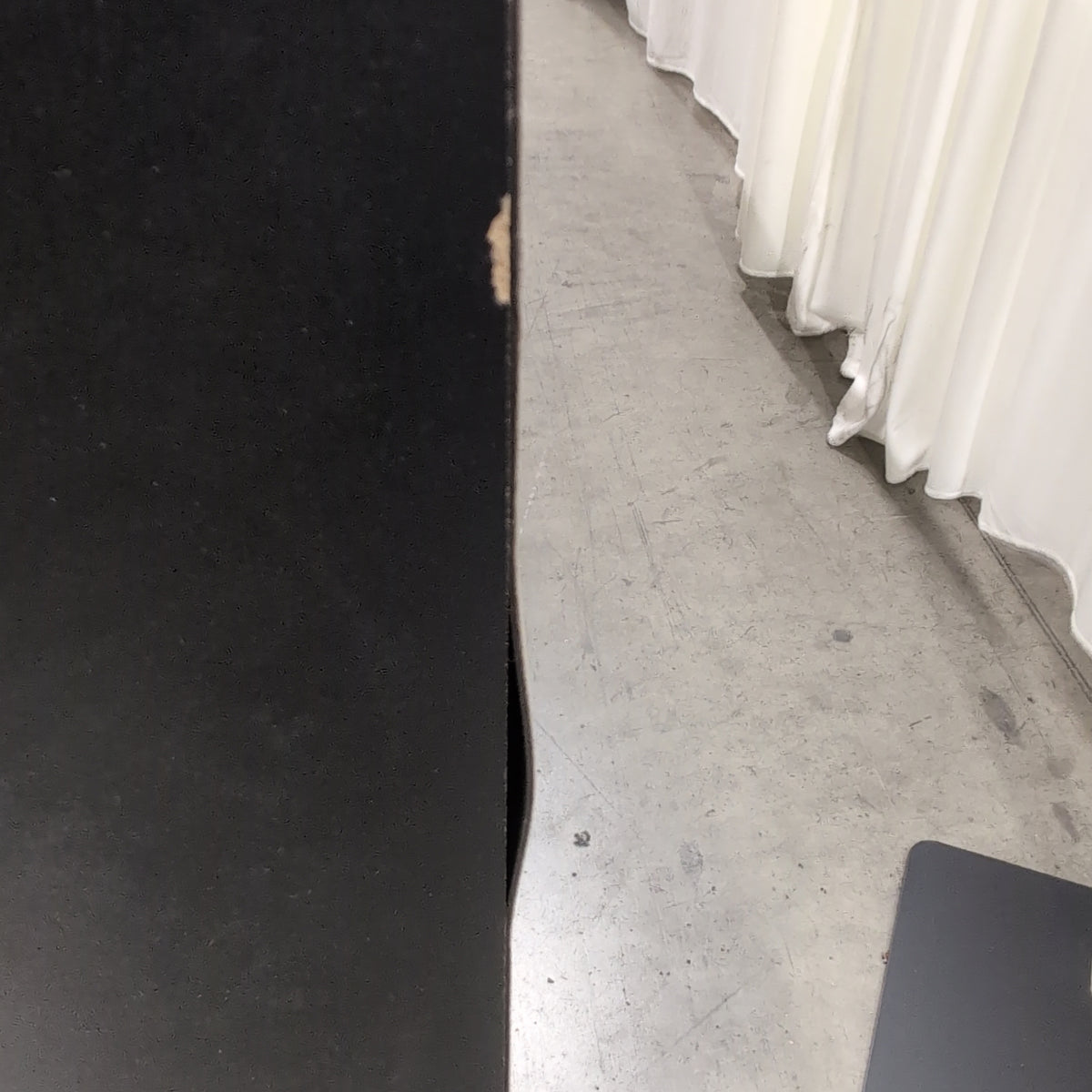 Dynamic Furniture Corp-Black Storage Buffet with Gold-Tone Hardware