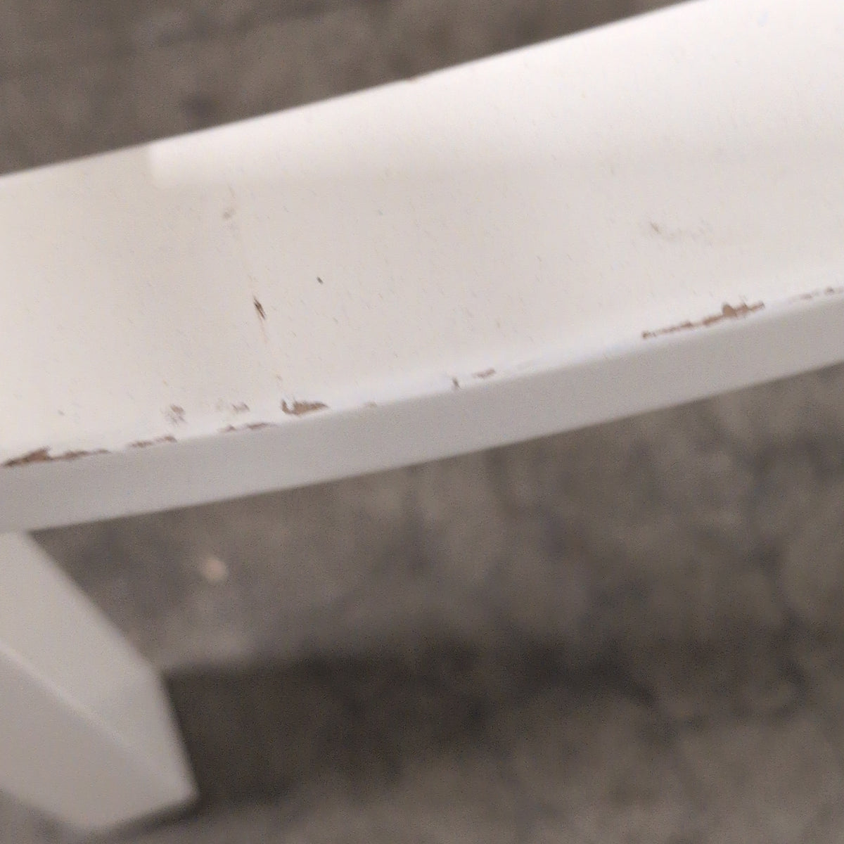 Pair of White Wood Bar Stools with Backs