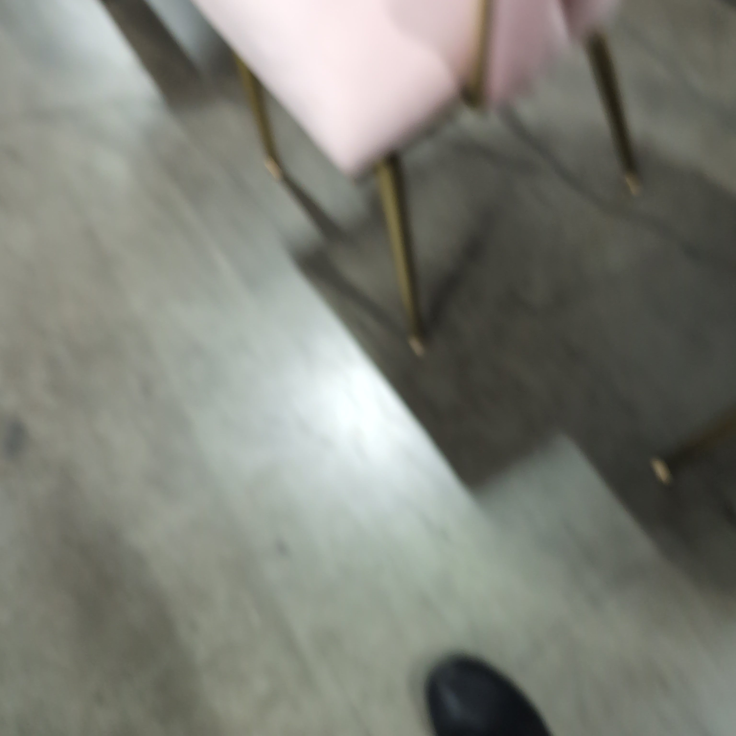 Pair of Blush Velvet Channel Tufted Accent Chair with Gold Legs