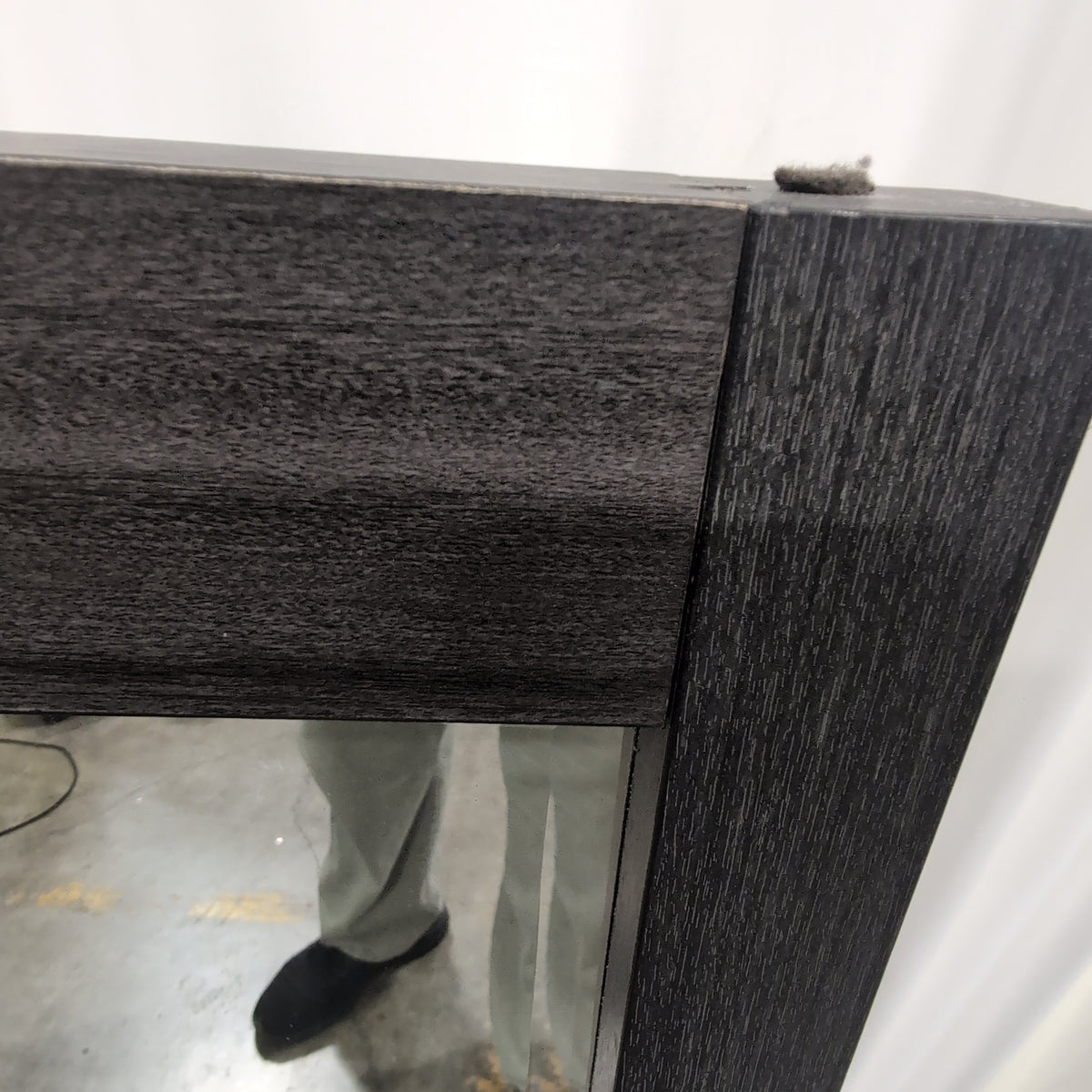 Dark Wood Frame Full-Length Mirror