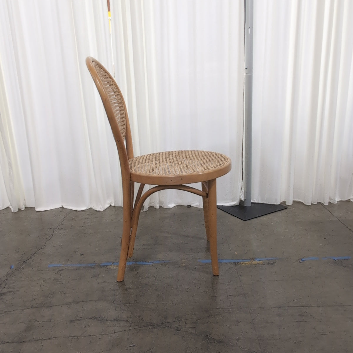 Natural Bentwood Cane Bistro Chair