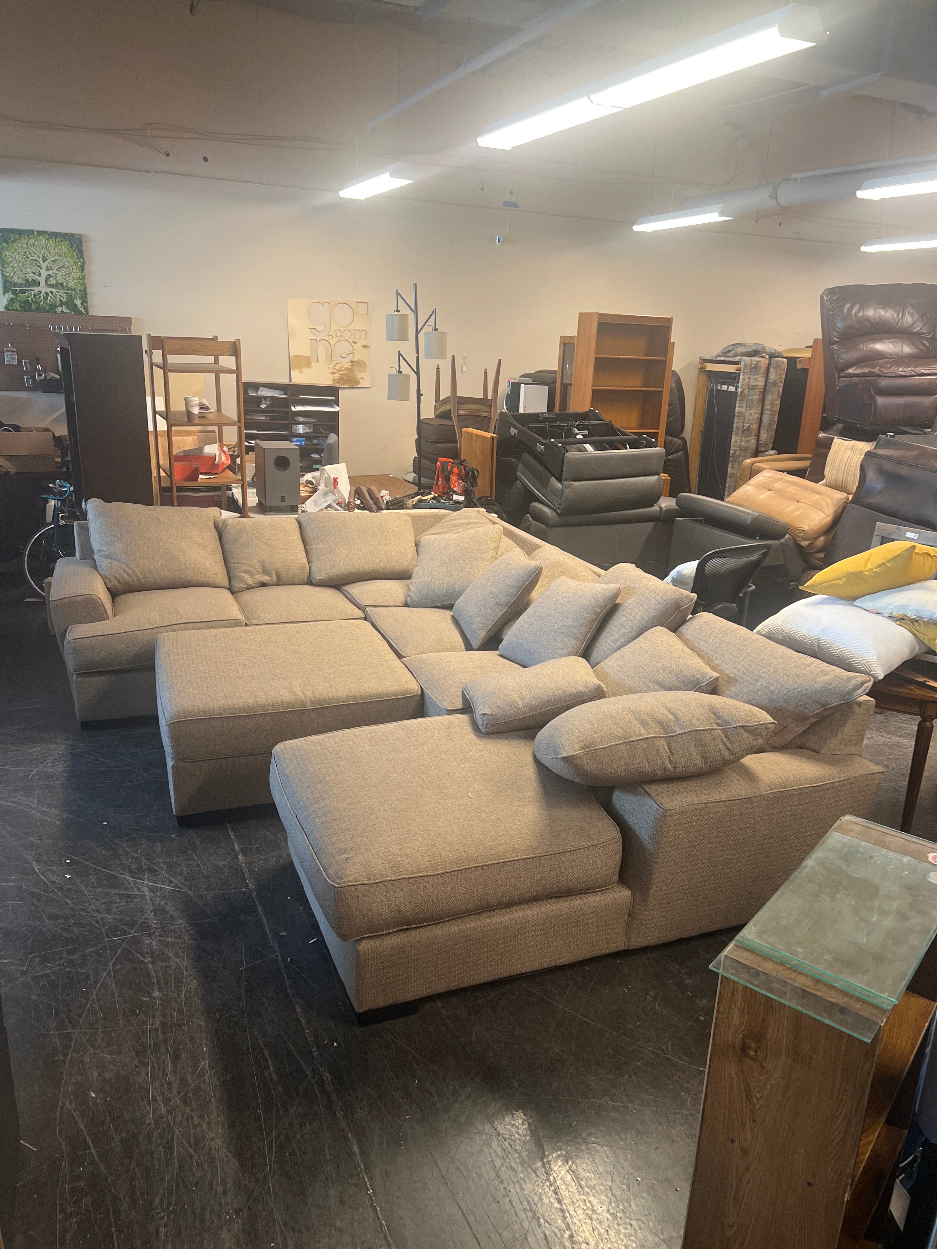 Gray Sectional Sofa