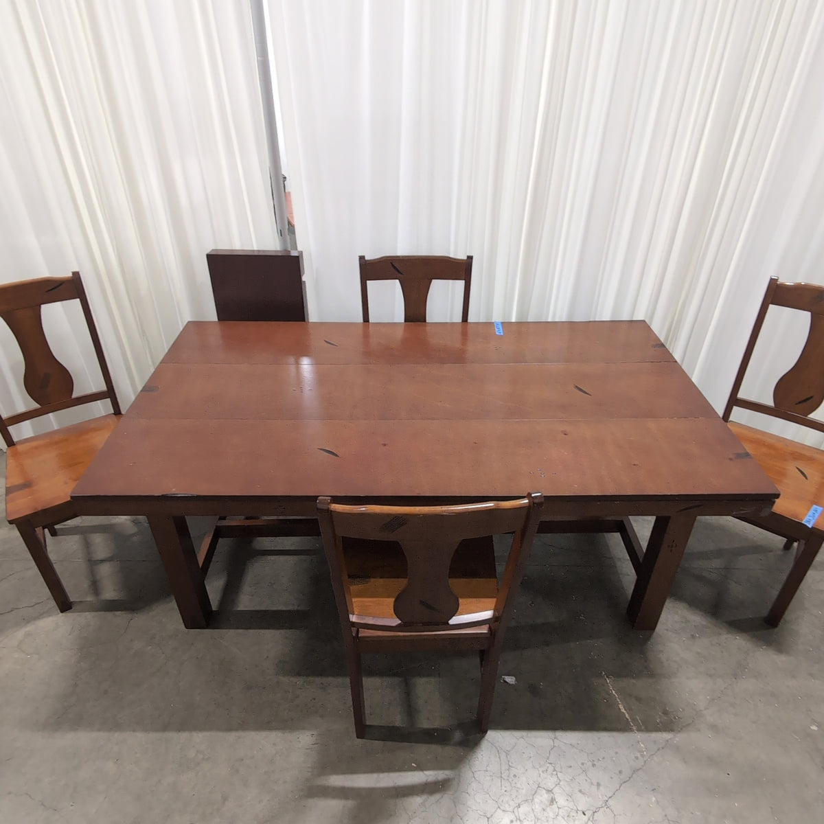 Traditional Brown Wood Dining Table
