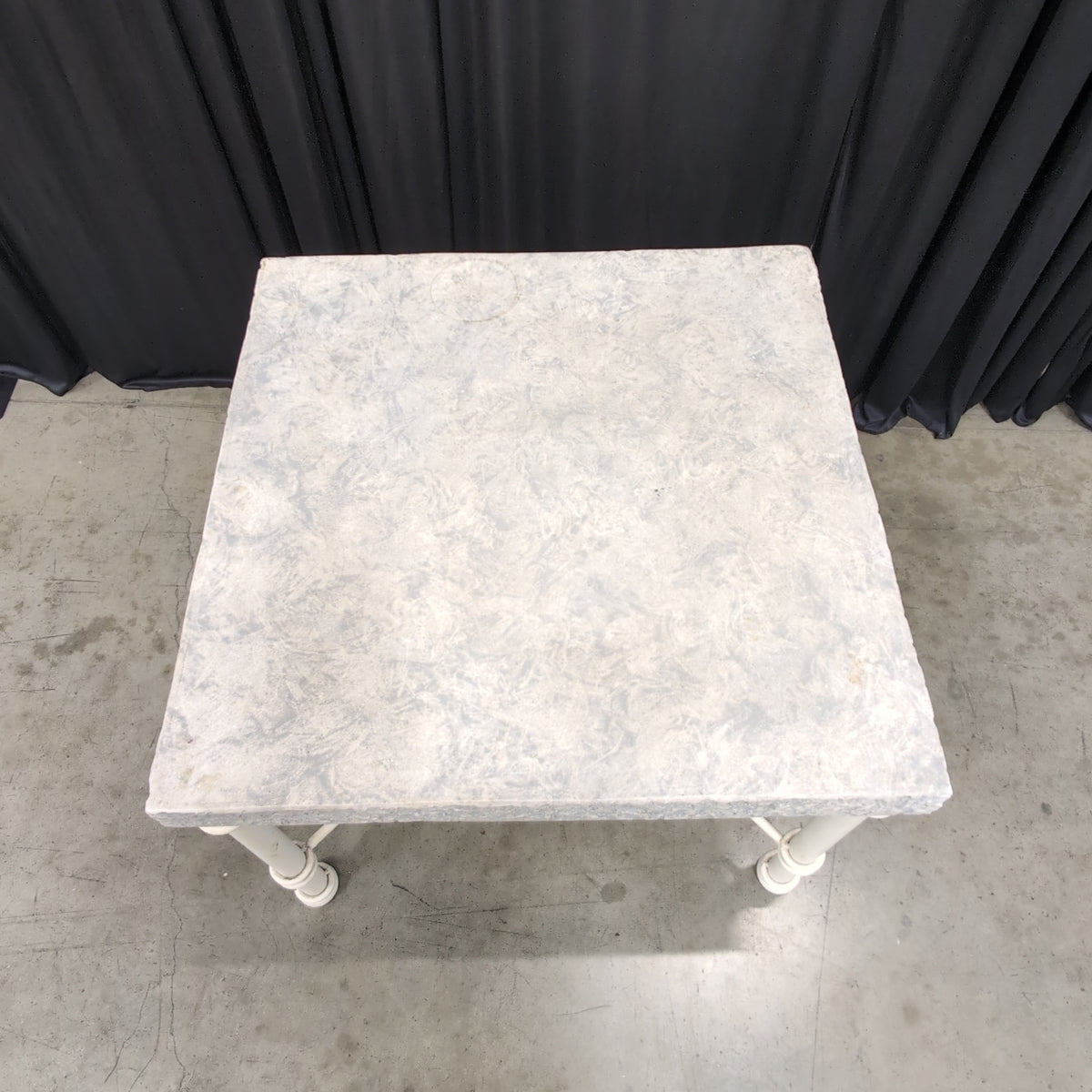 Grey Mottled Stone Top Coffee Table