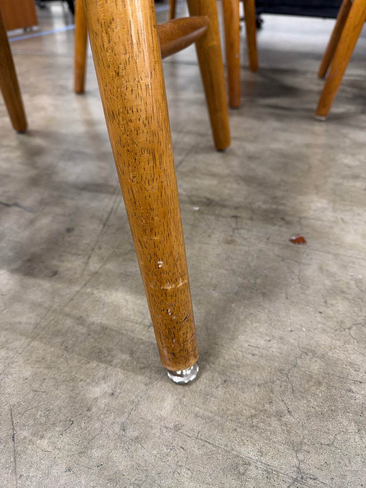 Set of Seven A-America Light Wood Windsor Dining Chairs