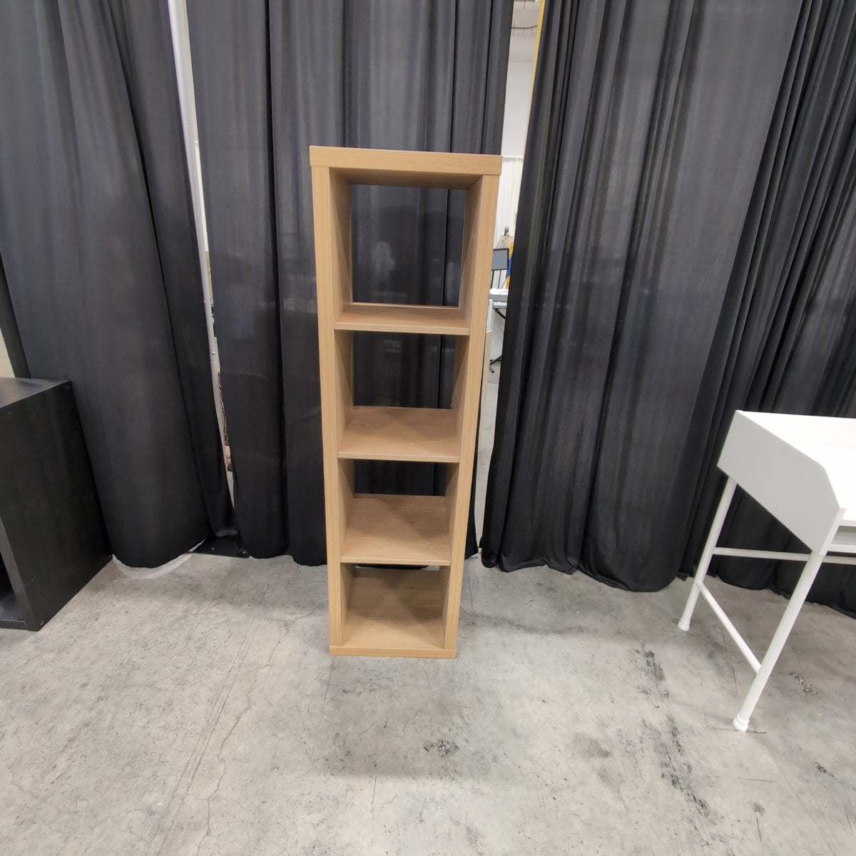 Light Brown Four-Tier Bookcase