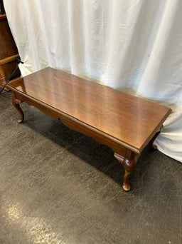 Coffee Table with Glass Overlay