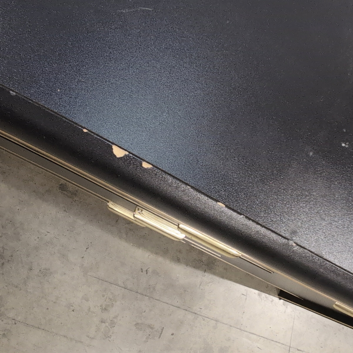 Dynamic Furniture Corp-Black Storage Buffet with Gold-Tone Hardware