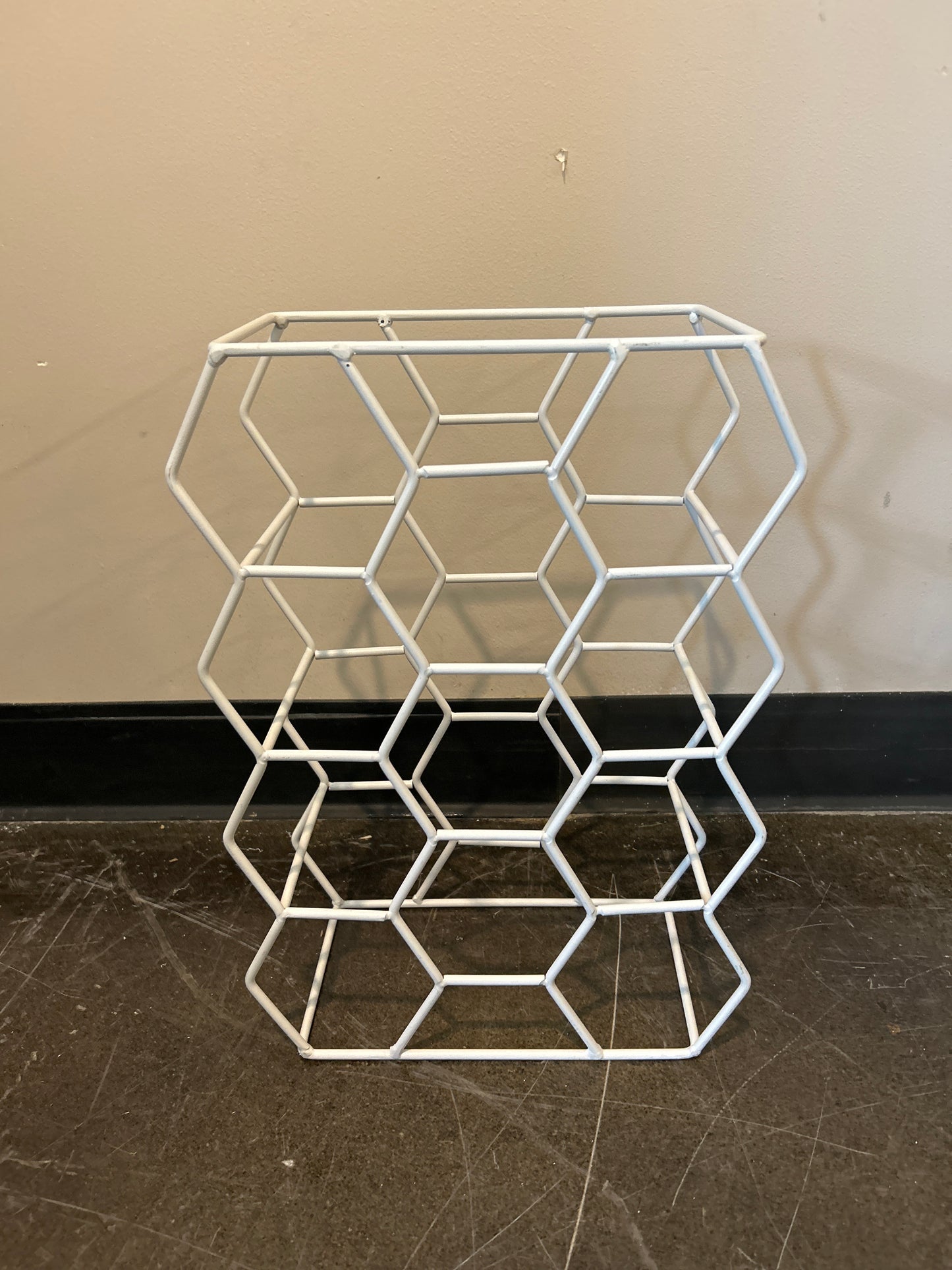Stylish White Wire Shelving Unit