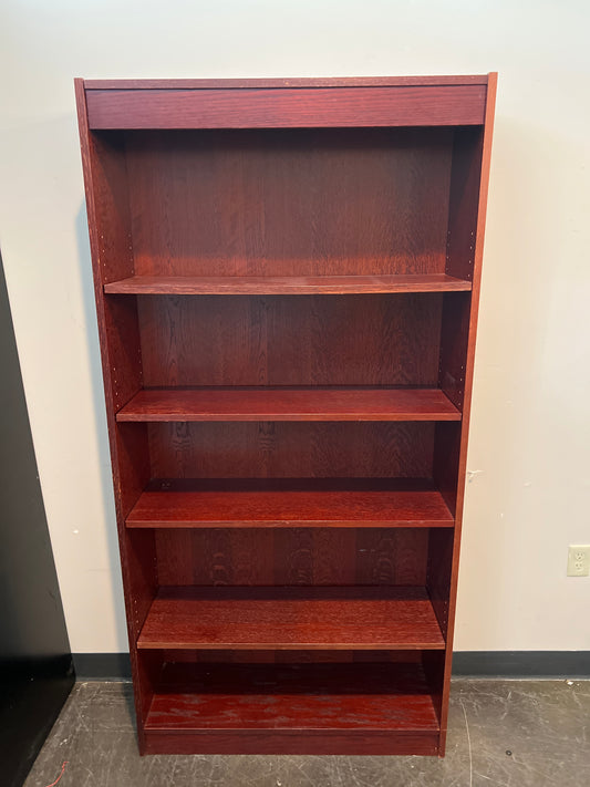 Rich Mahogany Wood Bookcase