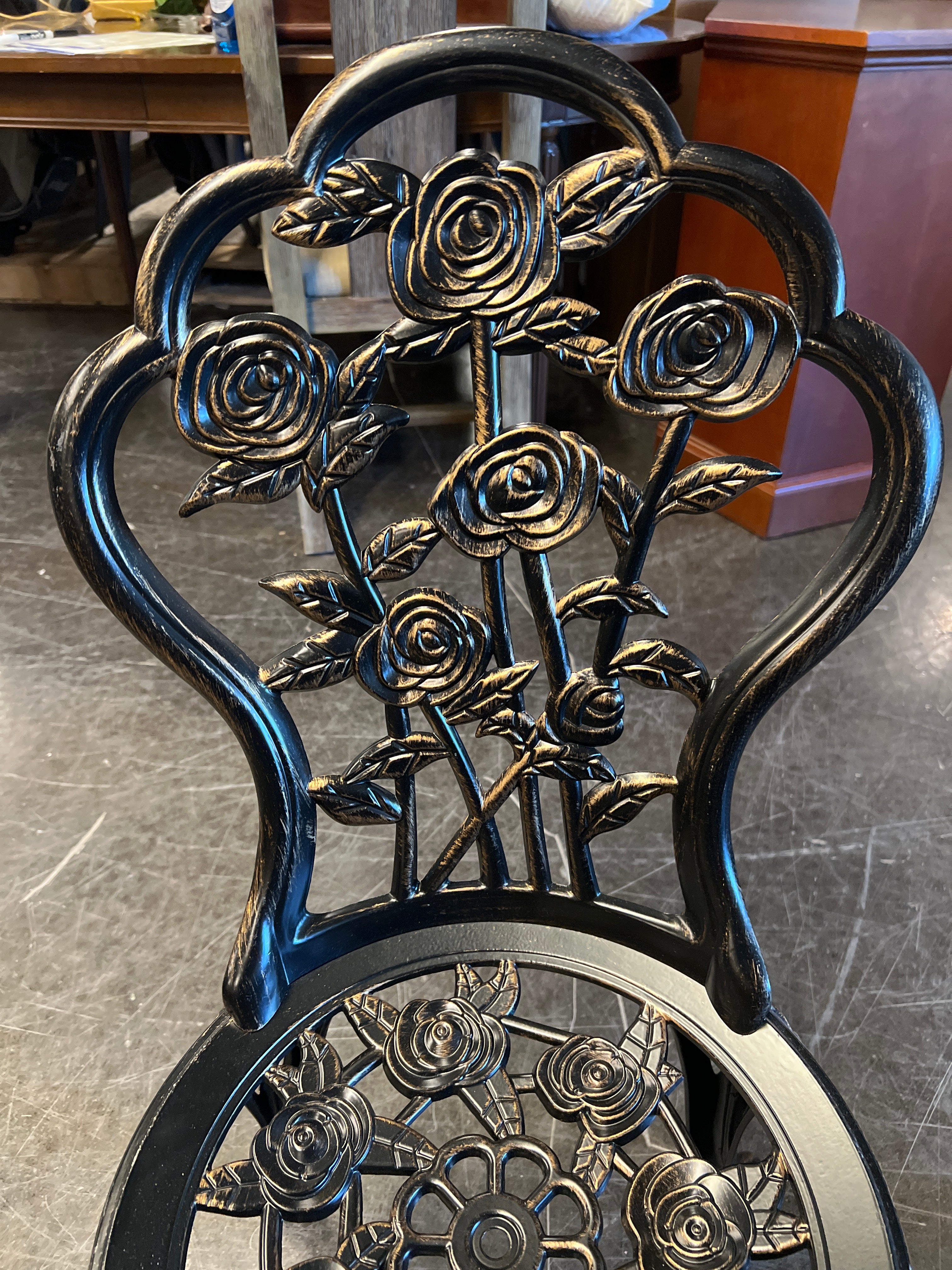 Metal Table and Chair Set