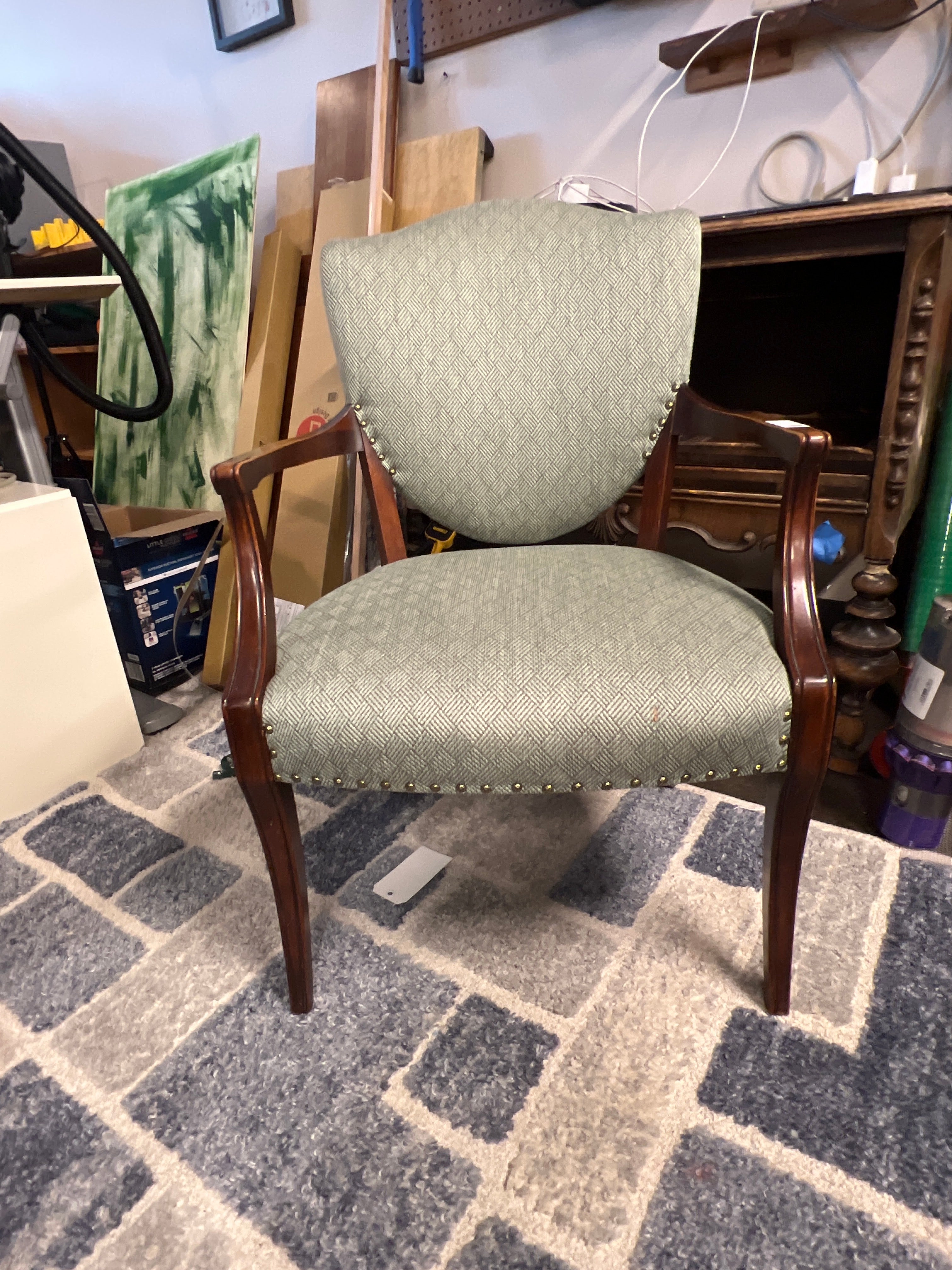 Tweed Accent Chair
