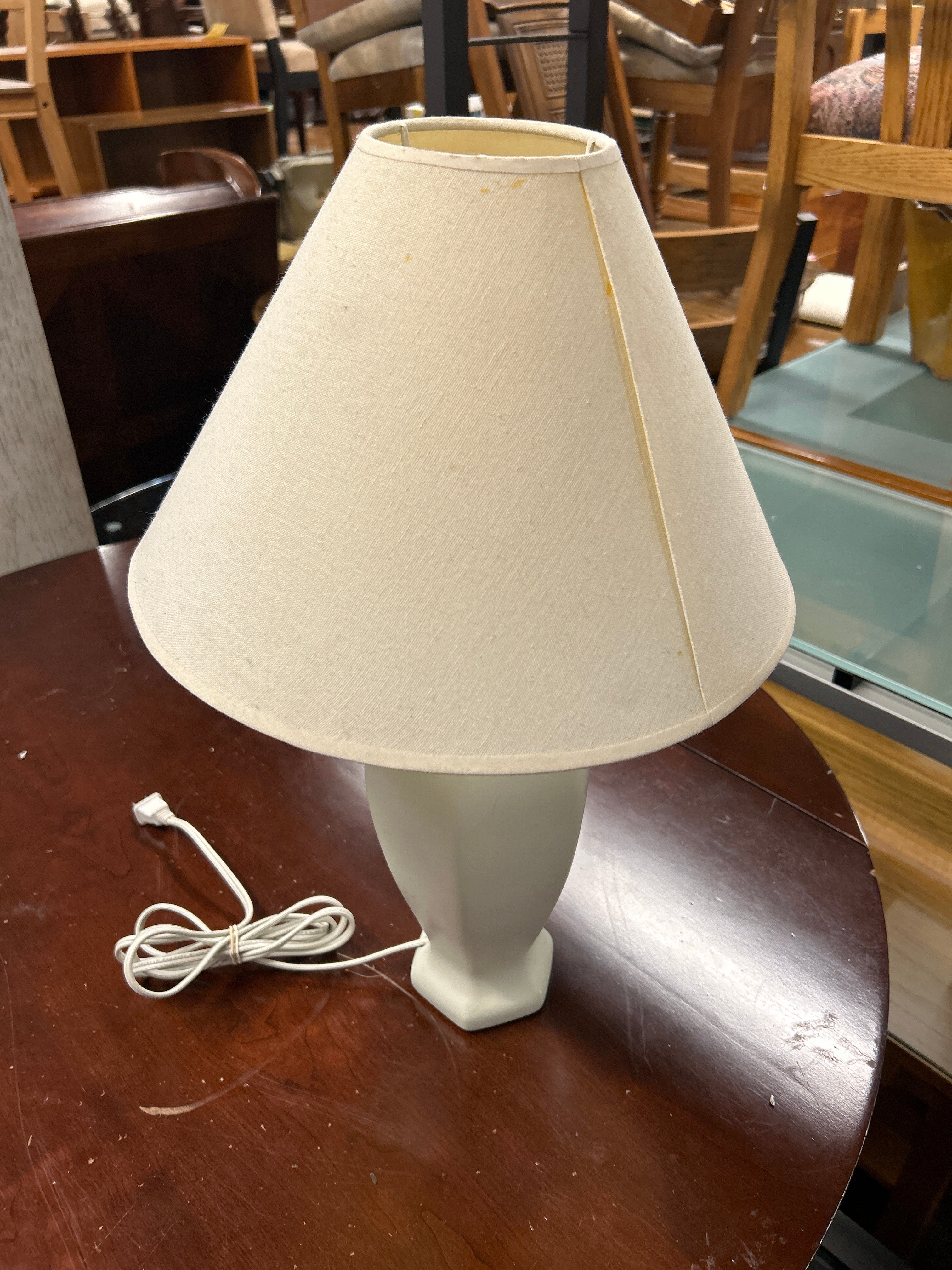White Ceramic Lamp