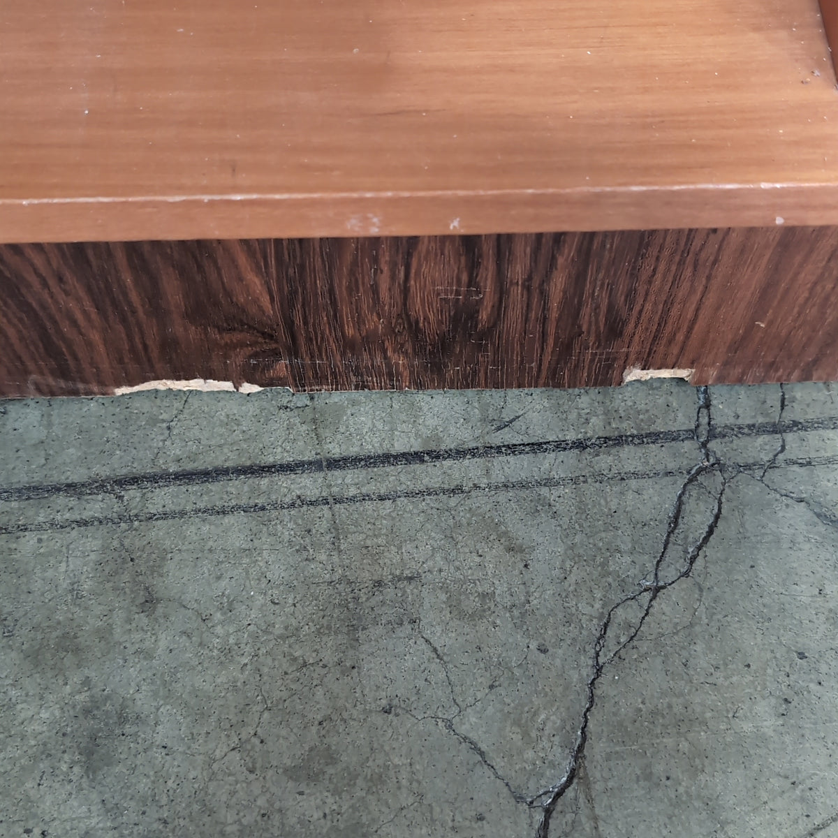 Rich Wood Grain Two-Door Buffet with Key Lock