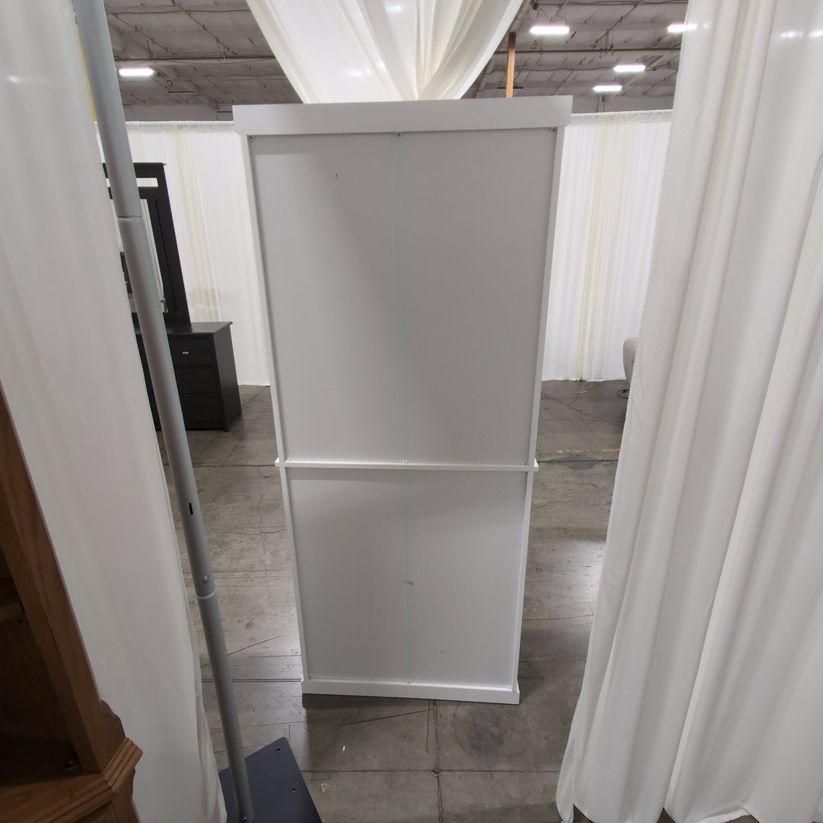 Homcom White Beadboard Pantry Cabinet with Drawers