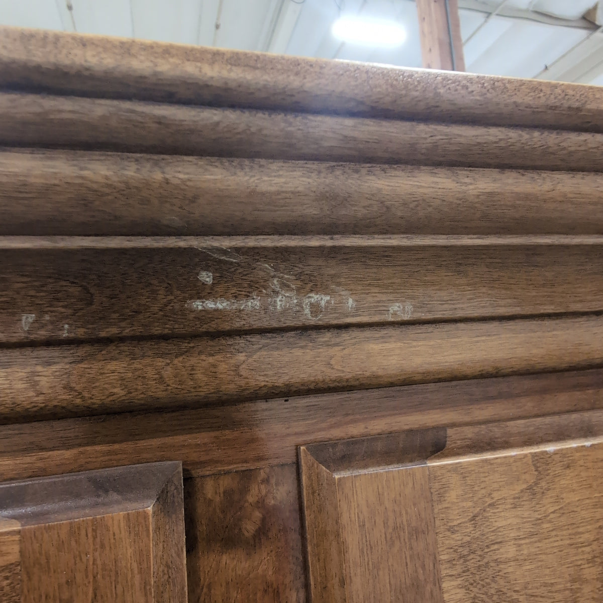 Traditional Medium Wood China Cabinet with Glass Doors