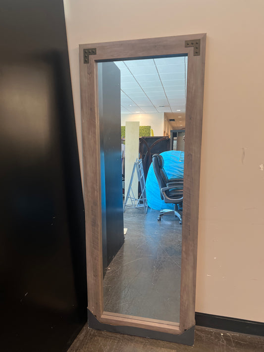 Full-Length Wood Frame Mirror