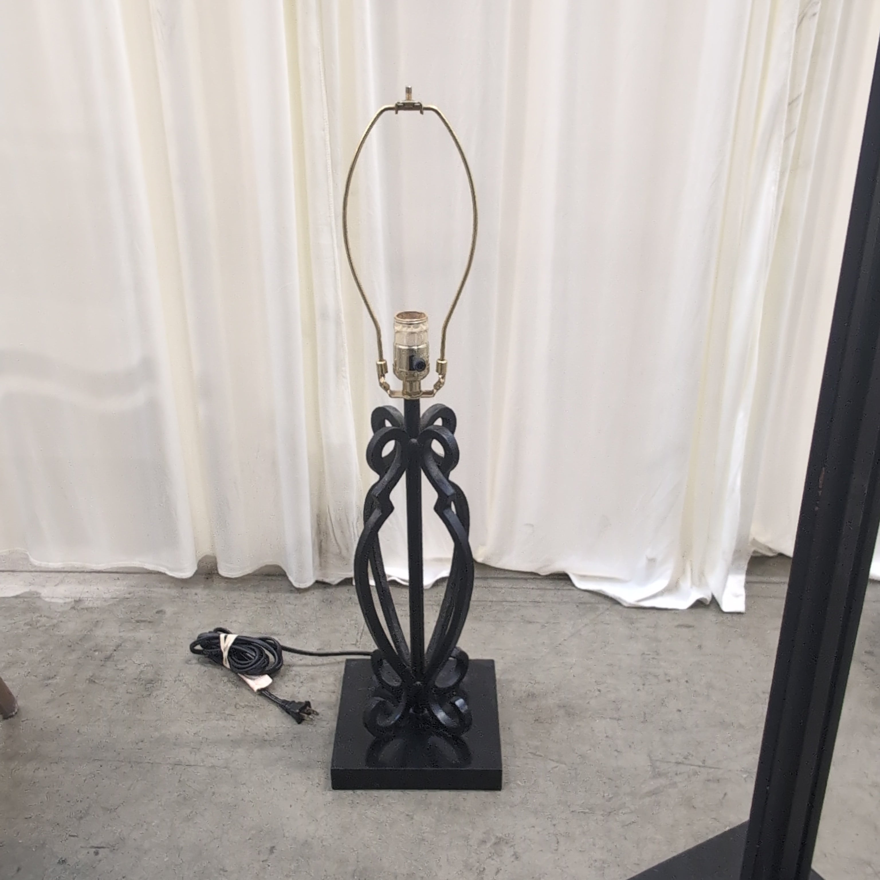 Black Wrought Iron Table Lamps