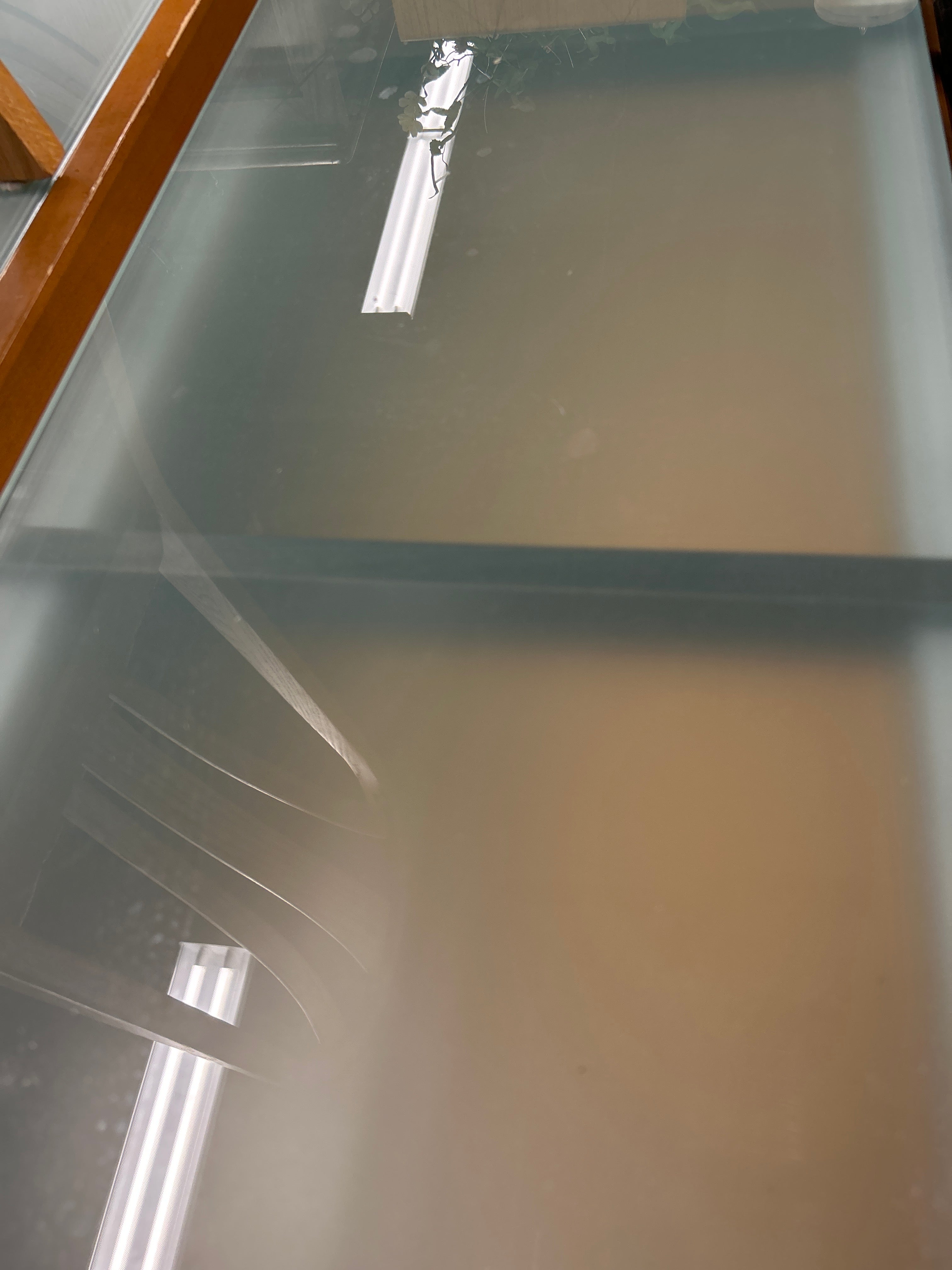 Metal and Glass Entry/Sofa Table