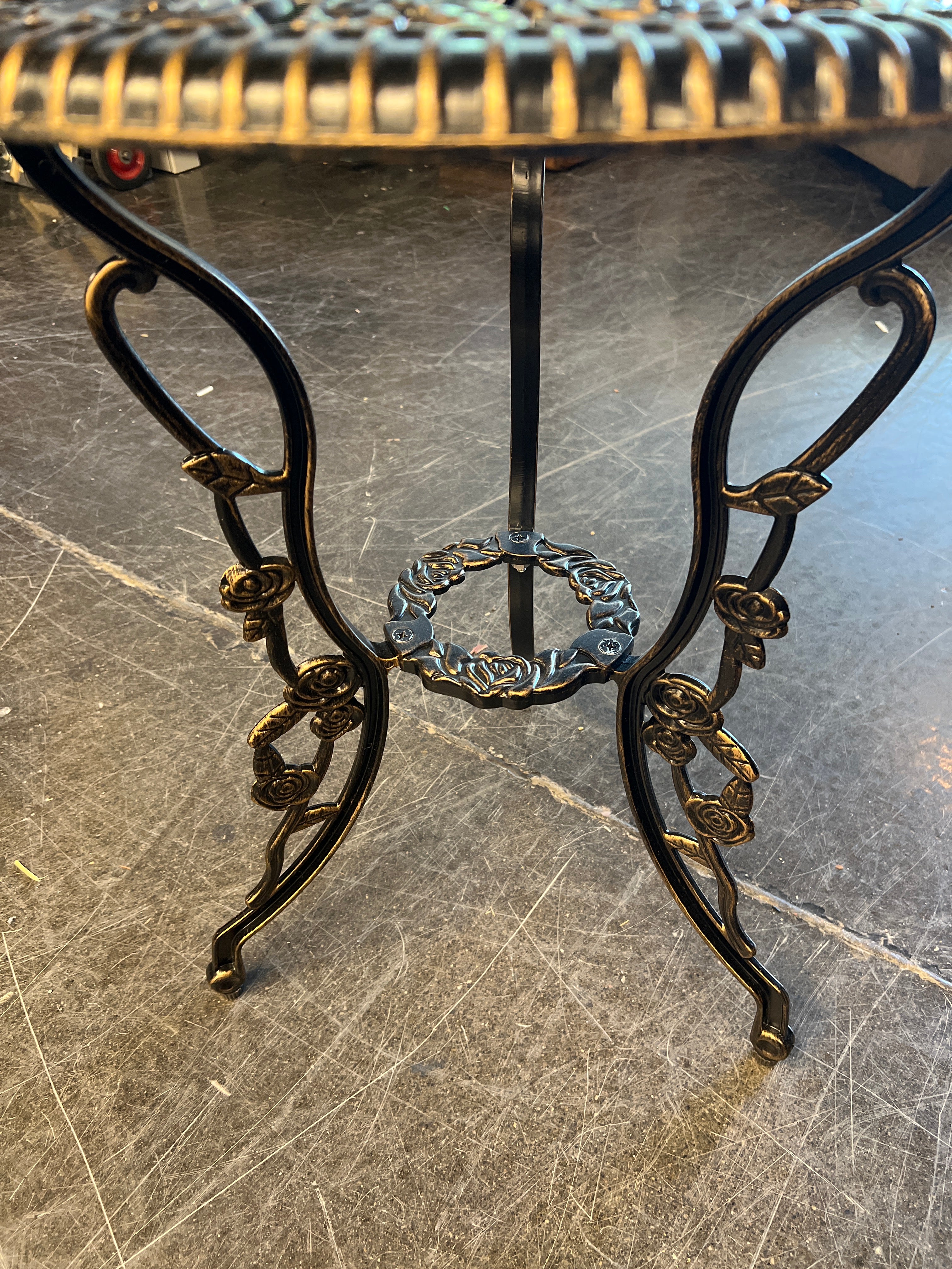 Metal Table and Chair Set