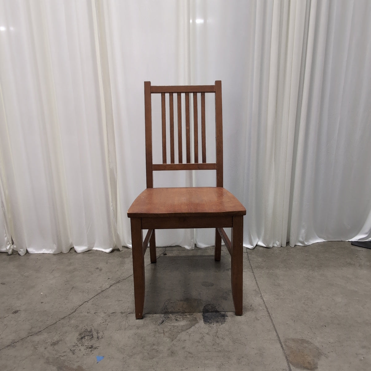 Mission Style Slat Back Dining Chair in Wood