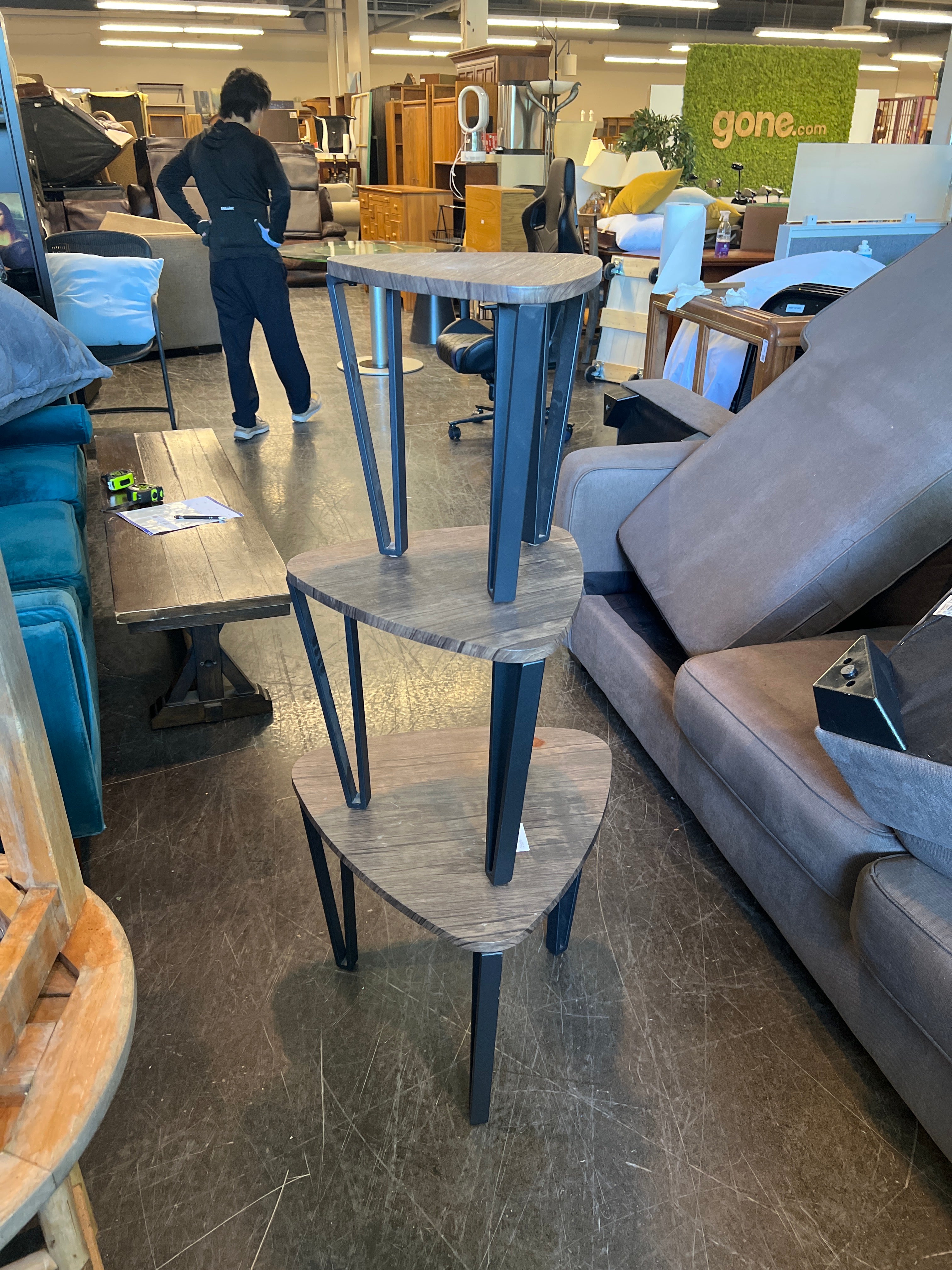 Triangular Table Set