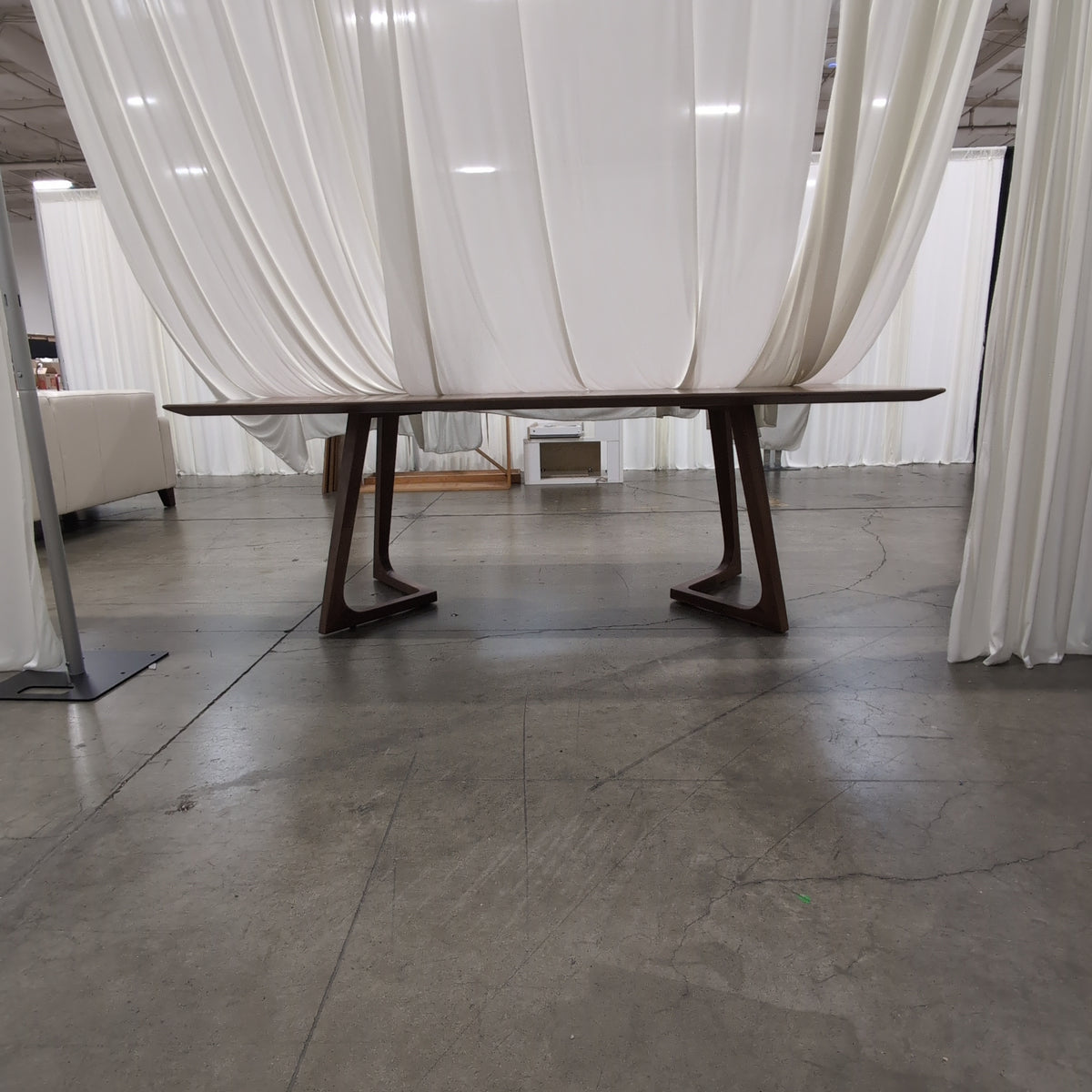 Rectangular Medium Brown Wood Dining Table Top