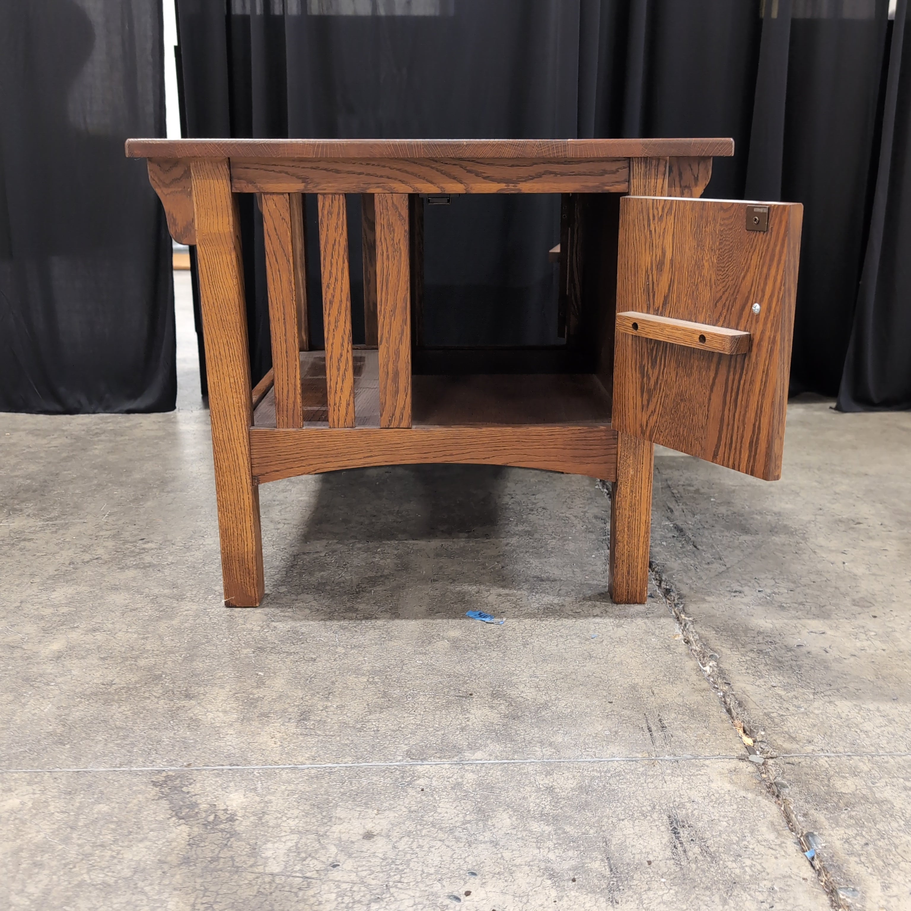 Brown Wood Square End Table