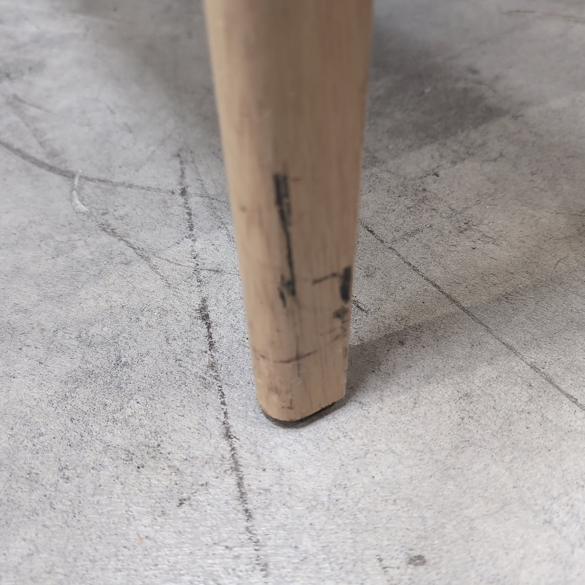 Light Blonde Two-Tier Wood End Table