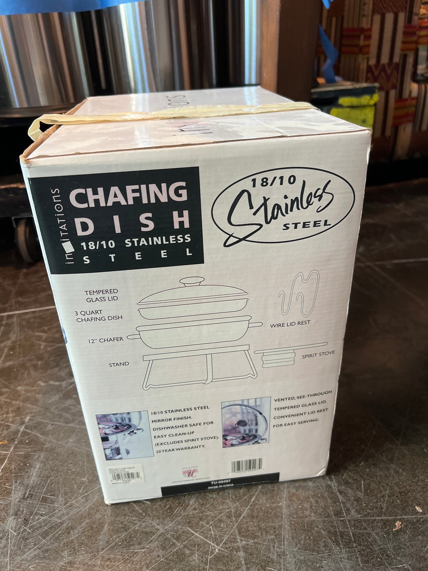 Invitation Chaffing Dish