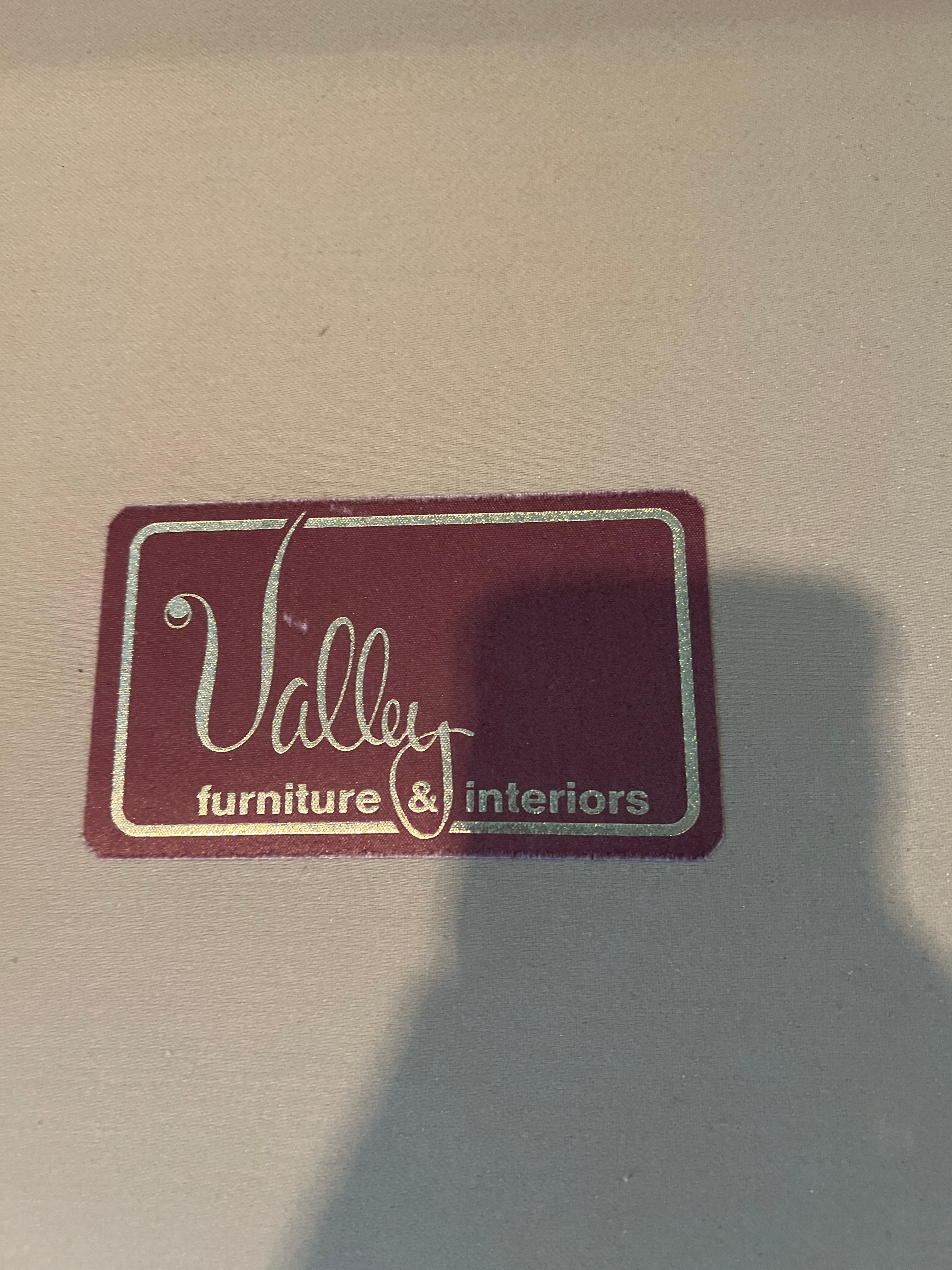 Valley Furniture Custom Jacquard Loveseat