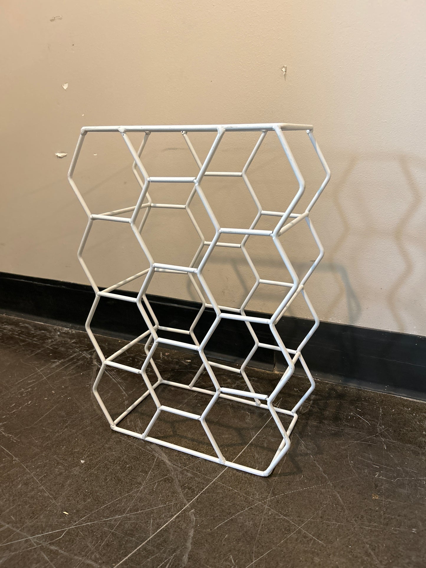Stylish White Wire Shelving Unit