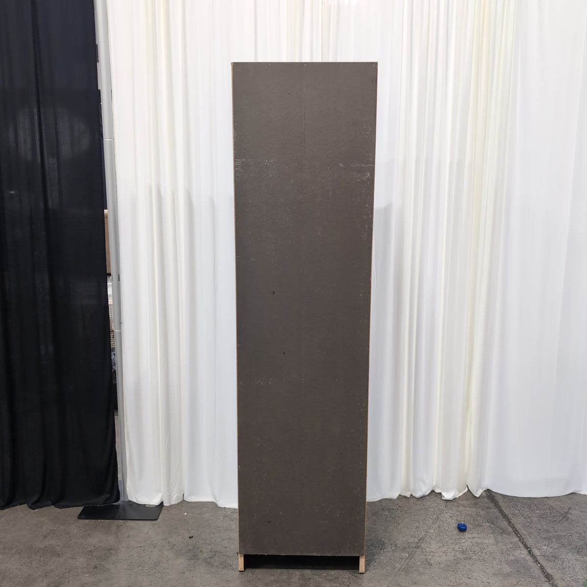Tall Dark Brown Six-Shelf Bookcase