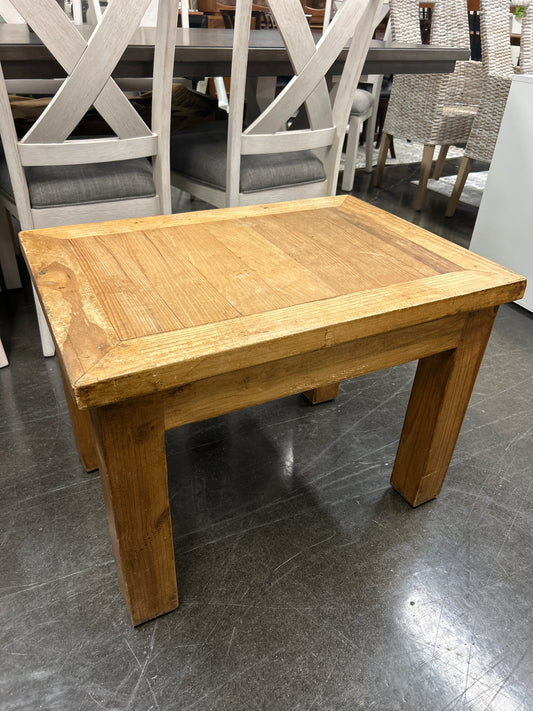 Small Wood Table Unpolished