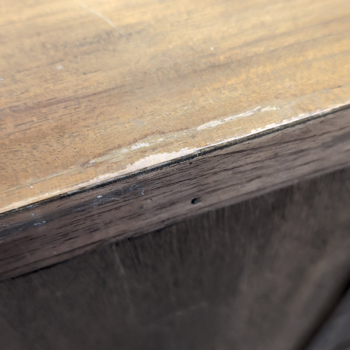 Carved Asian-Inspired Drop-Front Wood Desk