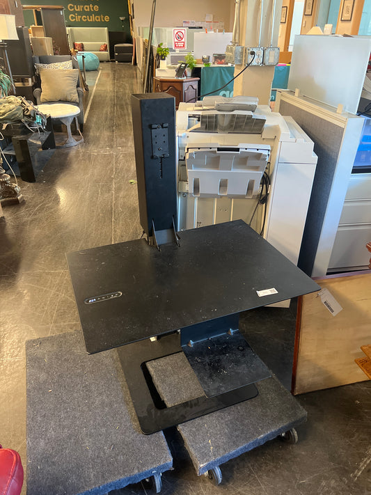 Mobile Sit-Stand Workstation with Adjustable Height