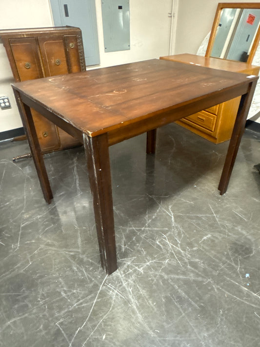 Counter-Height Solid Wood Dining Table