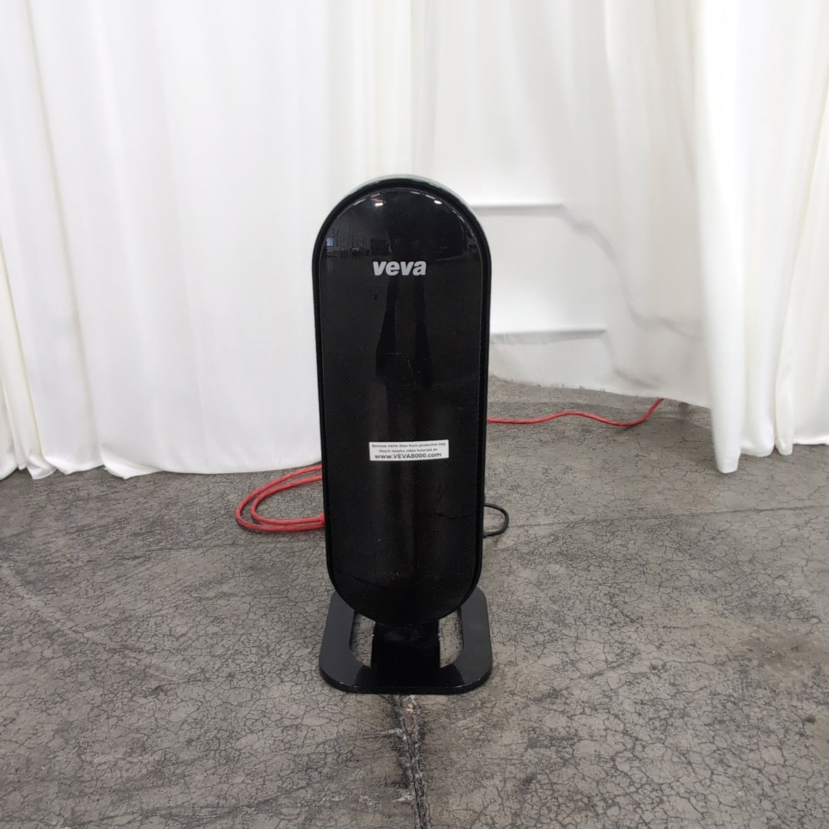 Veva Black Tower Air Purifier with Top Controls