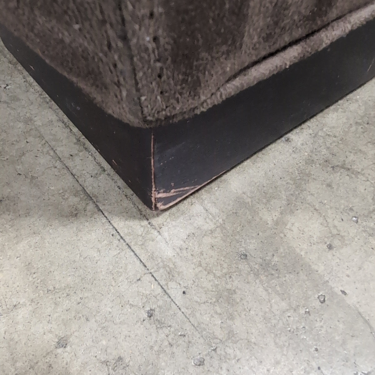 Brown Microfiber Two-Cushion Loveseat