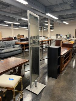 Silver Full Body Standing Mirror