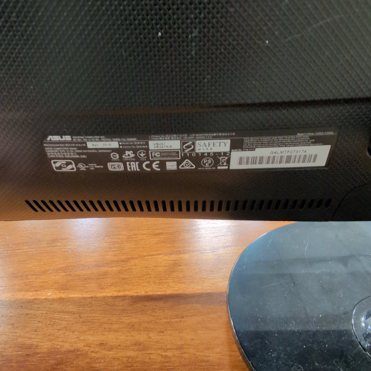 ASUS Black Flat Panel Computer Monitor with HDMI Input